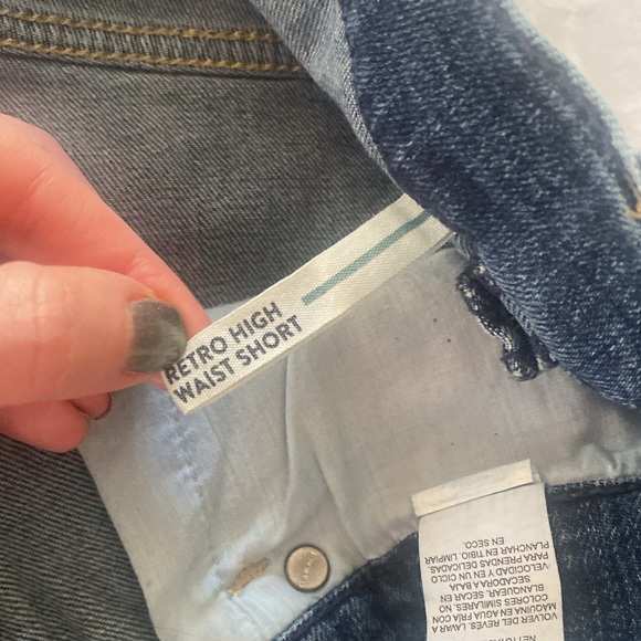 Garage stretch retro high waist shorts - Picture 3 of 7